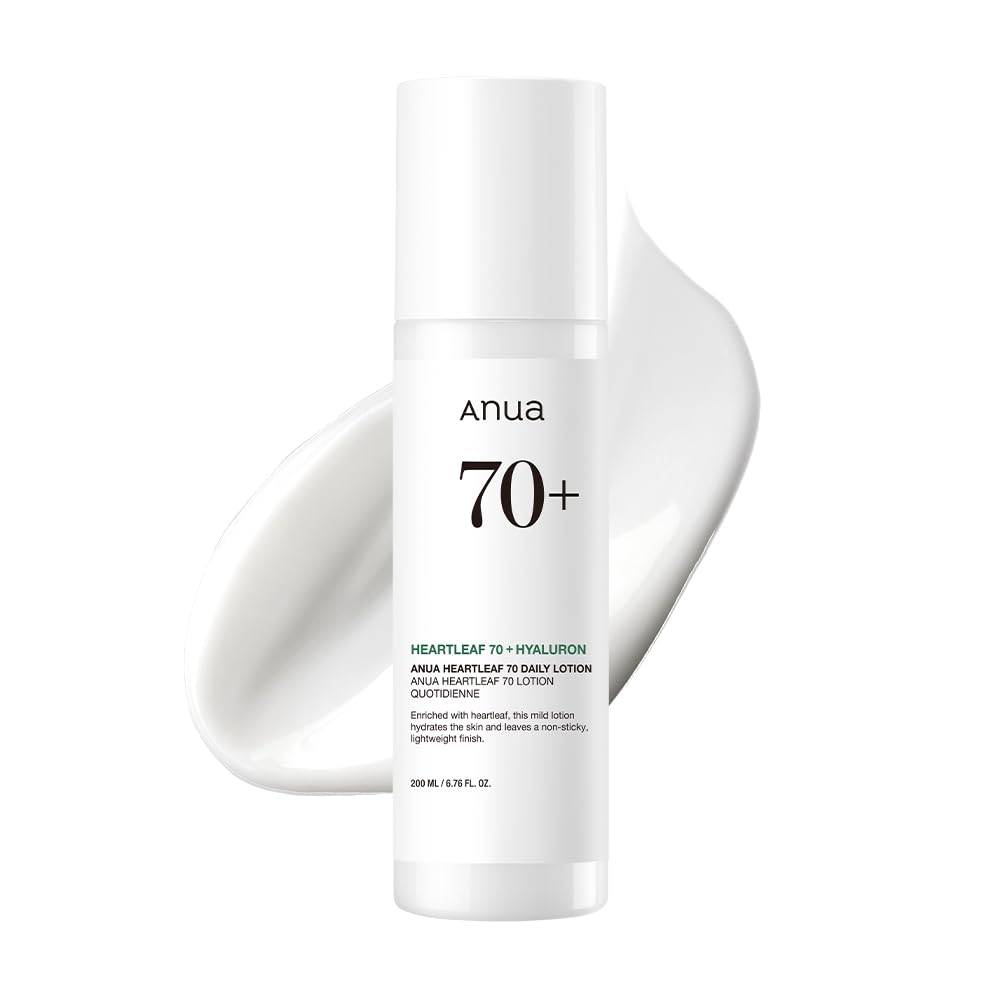 ANUA Heartleaf 70+ Hyaluron Daily Lotion — Hydrating Korean Moisturizer