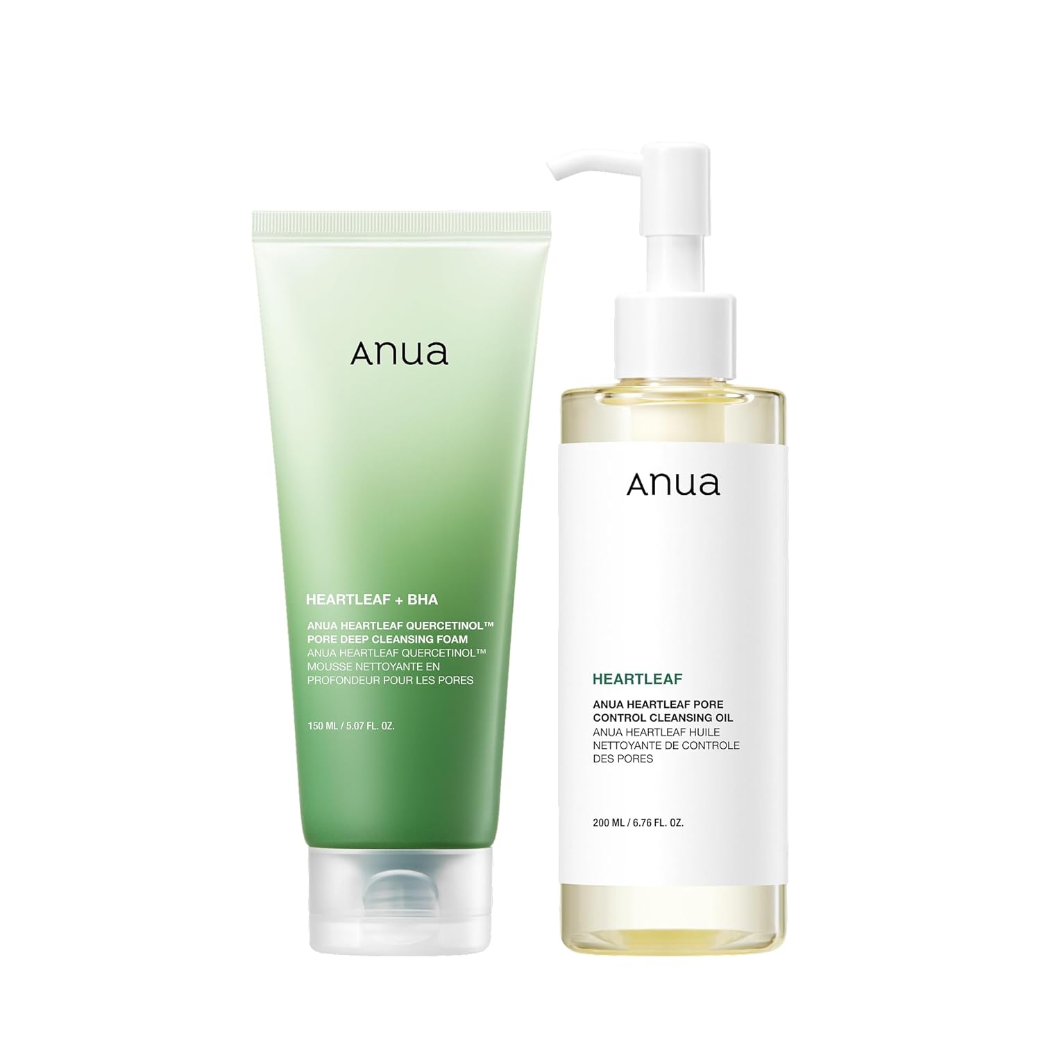 ANUA Double Cleansing Duo — Korean Double Cleanse Set