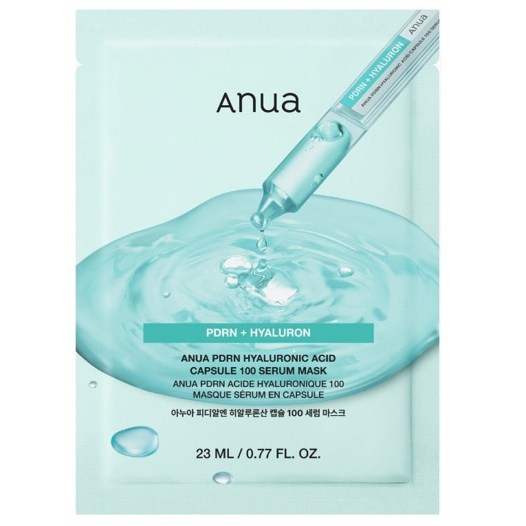 ANUA PDRN Hyaluronic Acid Capsule 100 Serum Mask — Korean Sheet Mask